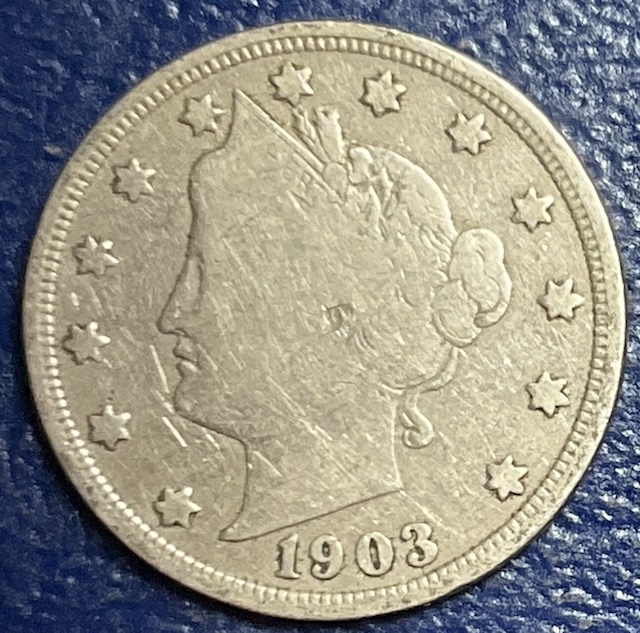 1903 Liberty nickel gem uncirculated MS67 showing full luster and sharp strike detail
